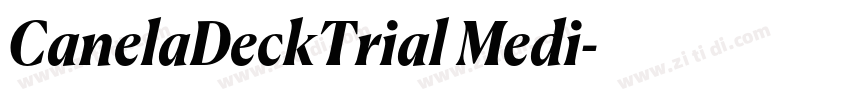 CanelaDeckTrial Medi字体转换 CanelaDeckTrial Medi字体转换
